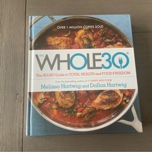 Whole30 Cookbook with Blue Cover